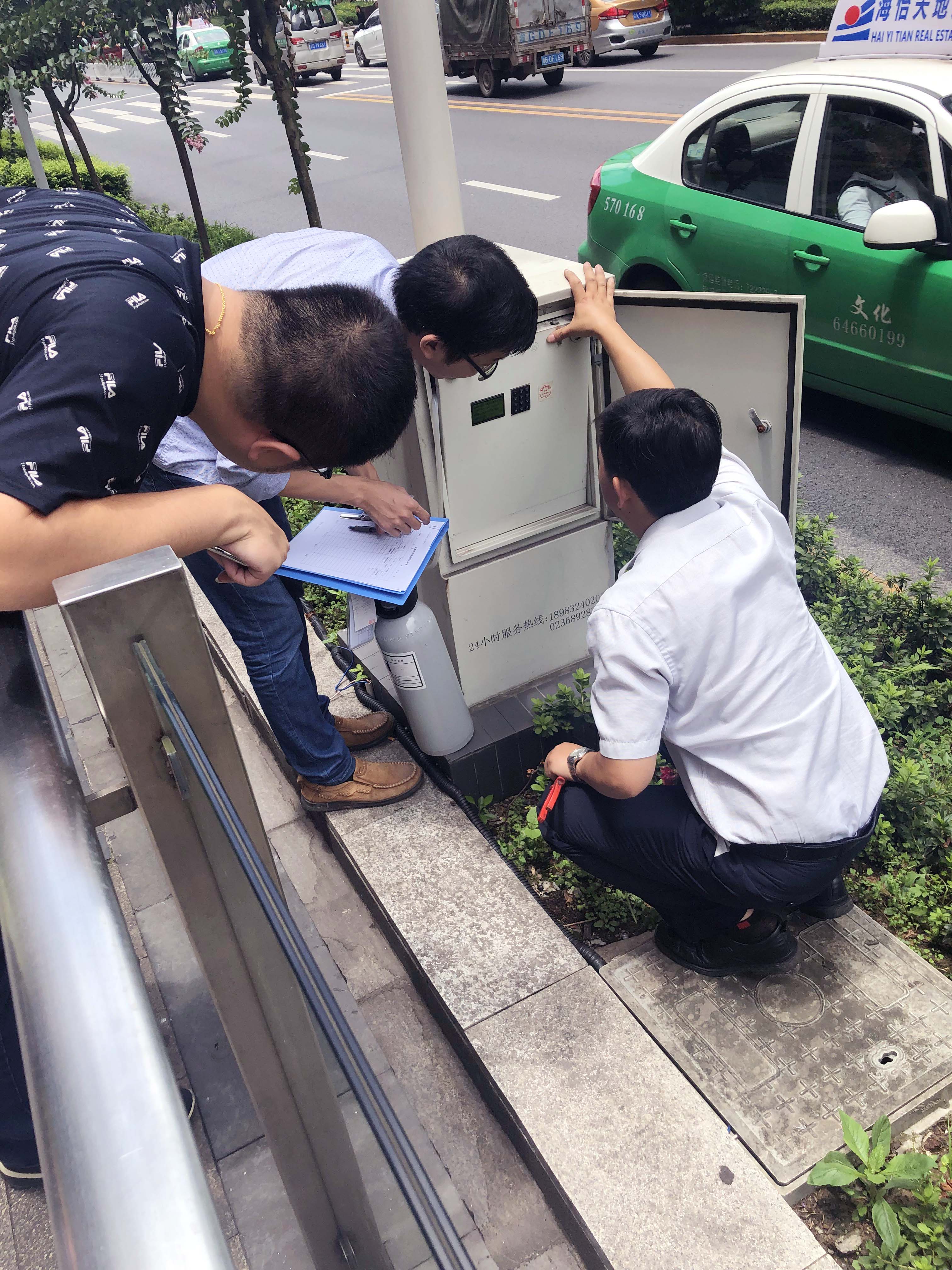 重庆市涪陵区地下管网及化粪池安全智能监控系统设备比对抽检合格