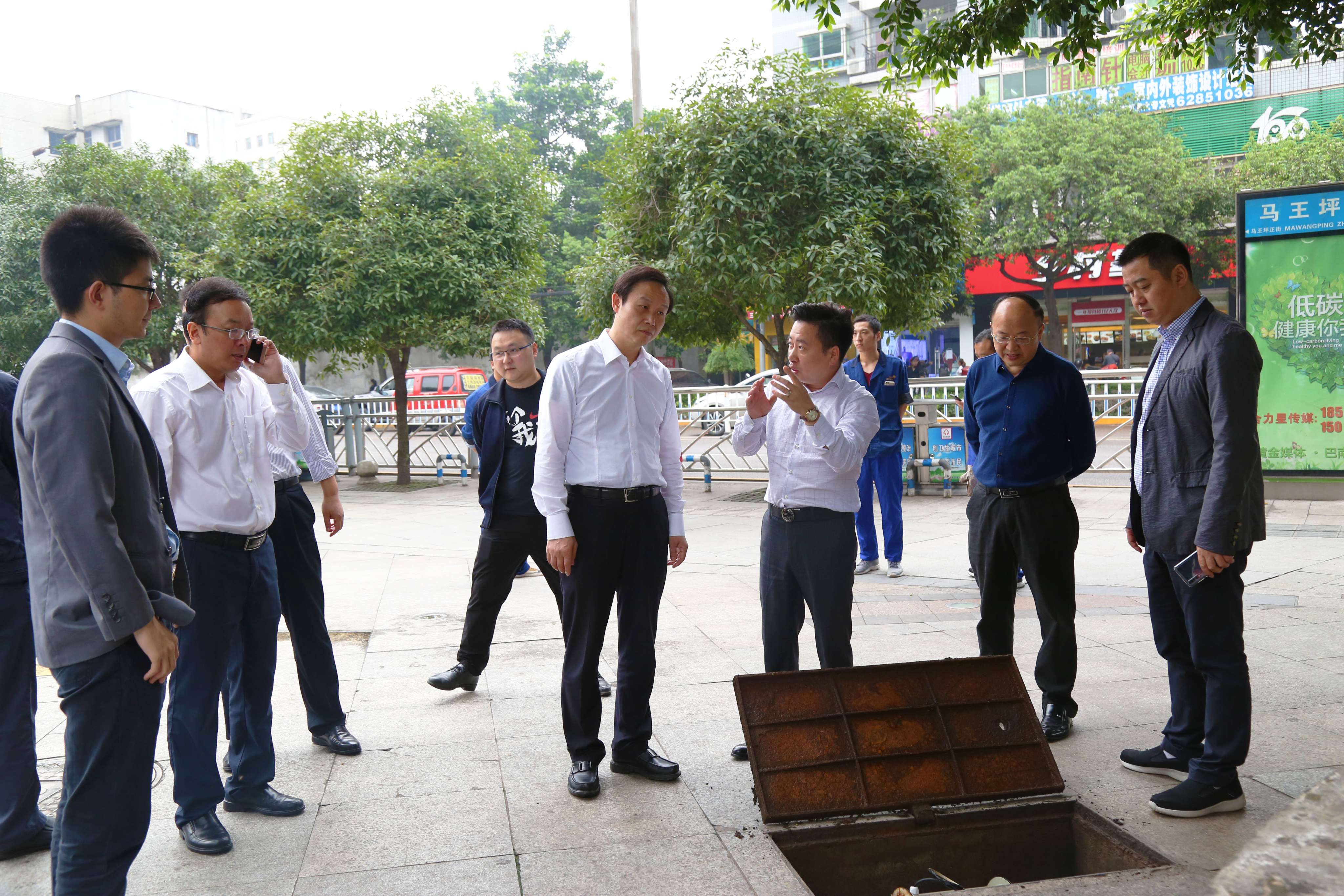 重庆市巴南区副区长张春平一行莅临我司巴南项目进行节前安全检查指导